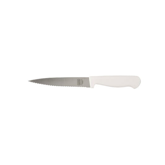 6" Knife - pointed tip/wave edge