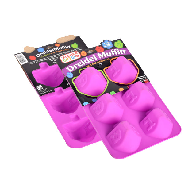 Silicone Muffin/Cupcake Mold - Dreidels