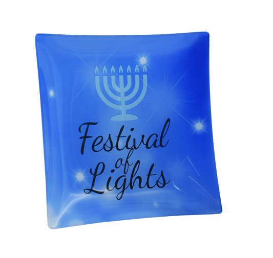 Festival of Lights Platter 8" X 12"