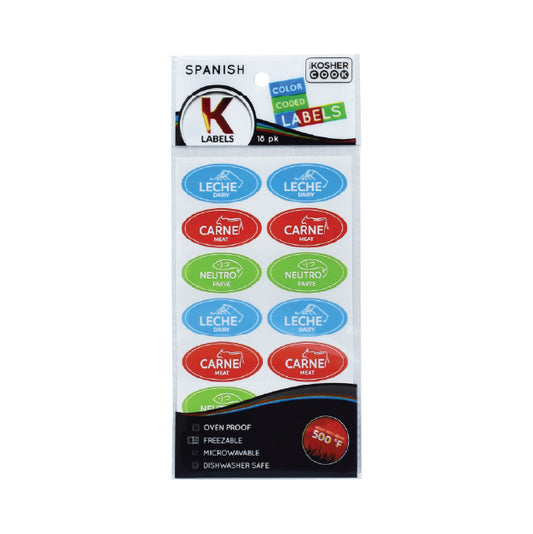 Kosher Labels18pk. Spanish - Assorted